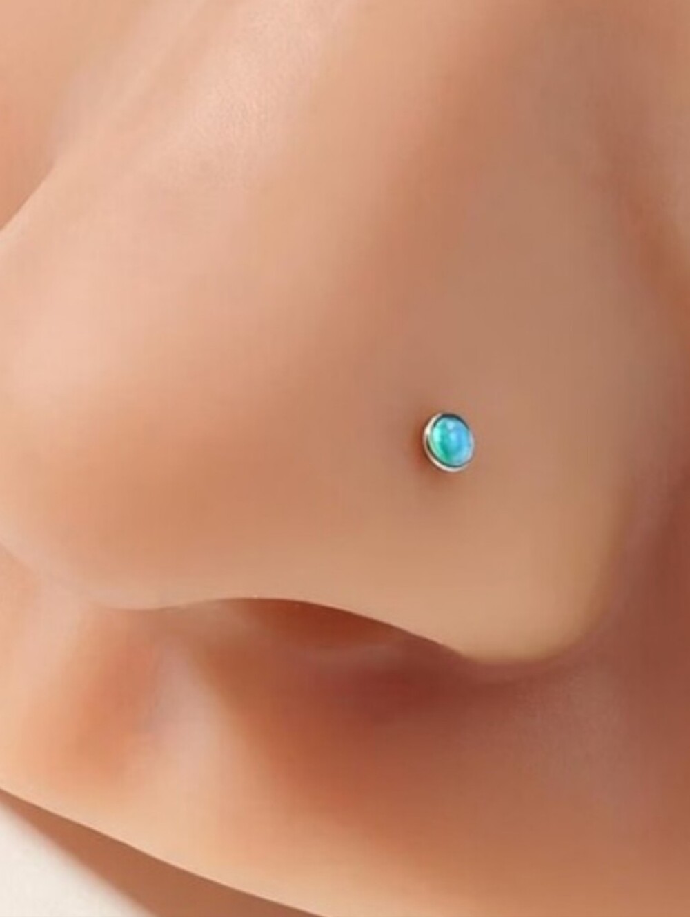 2 Opal Nose Rings - Picture 8 of 10